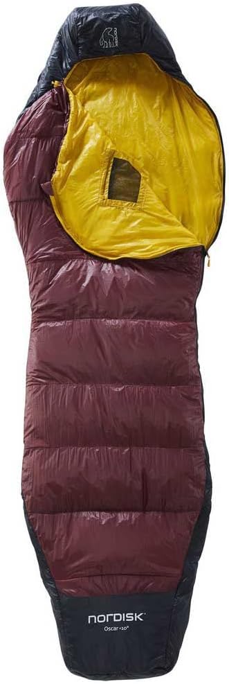 Nordisk Schlafsack Oscar +10° Curve M Rio Red L, Rio Red L