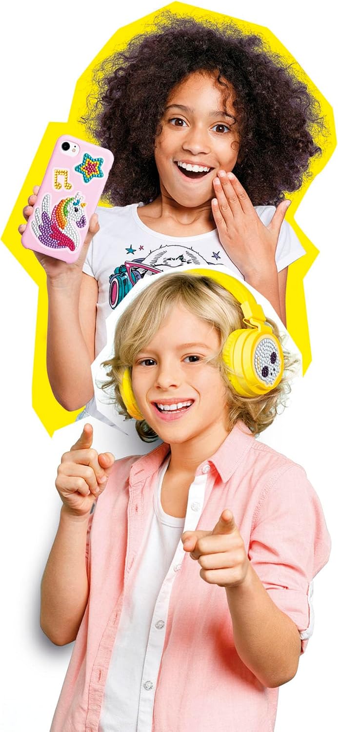 Clementoni Idea Fantasy Art und Pop Style, Diamond Art Kinder 7+ Jahre, 83218