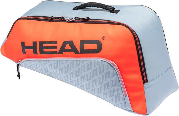 HEAD Kinder Junior Combi Rebel Tennistasche Einheitsgrösse Grau/Orange, Einheitsgrösse Grau/Orange
