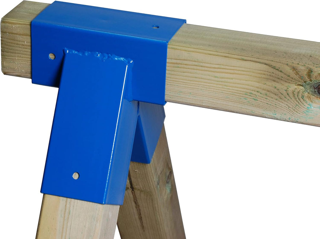 OTITU Just Fun Vierkant Schaukelverbinder 90/90mm, 90° - Blau, Blau