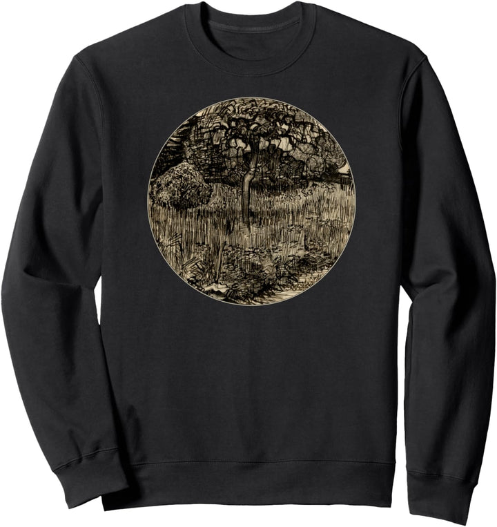 Vincent van Gogh Weeping Tree Berühmte Kunst Stilvoll Sweatshirt