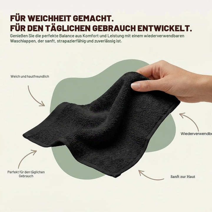 Utopia Towels Baumwoll-Waschlappen-Set – 100 % ringgesponnene Baumwolle, Premium-Qualität Flanell-Wa