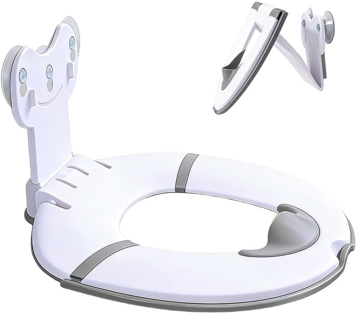 Kinder Toilettensitz mit Urin Barriere, Klositz für Kinder Weiss, Weiss
