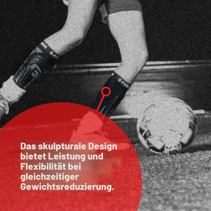 G-Form Pro-S Vento Fussball-Schienbeinschützer - Fussball- und Schienbeinschützerärmel - Schwarz, Er