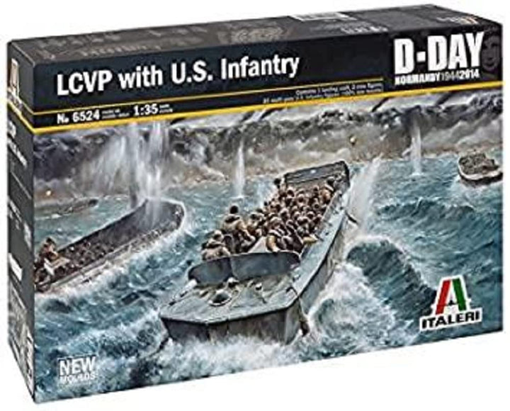 Italeri 510006524 - 1:35 LCVP mit US Infanterie