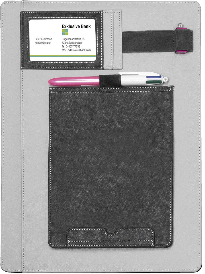 VELOFLEX 5232980 - Velobag Tablet Organizer, DIN A4, PU, mit Magnetverschluss, 2-teilig, Universaler