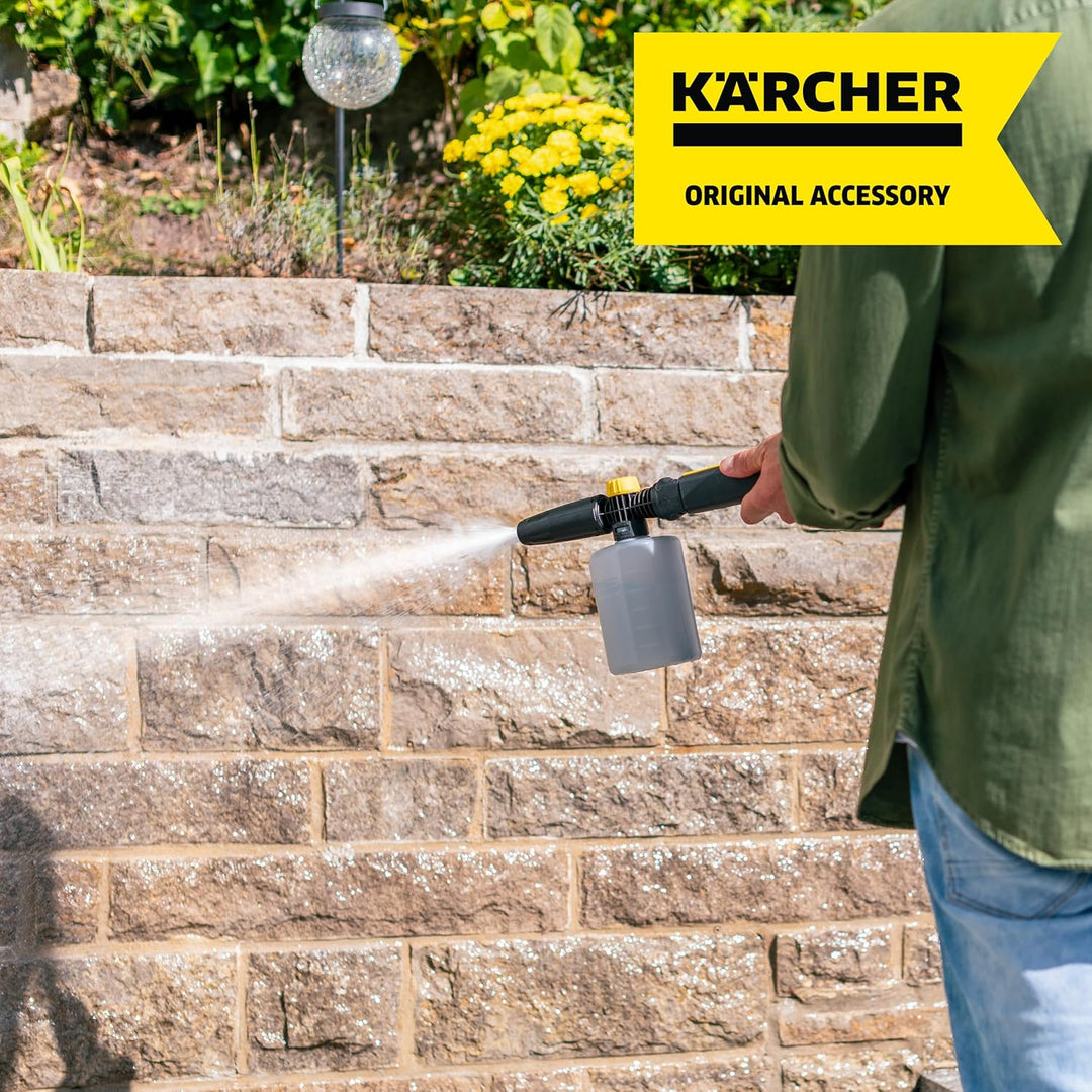 Kärcher FJ 6 Schaumdüse (Behältervolumen: 0,6 l, manuell regulierbarer Reinigungsmittelverbrauch, tr
