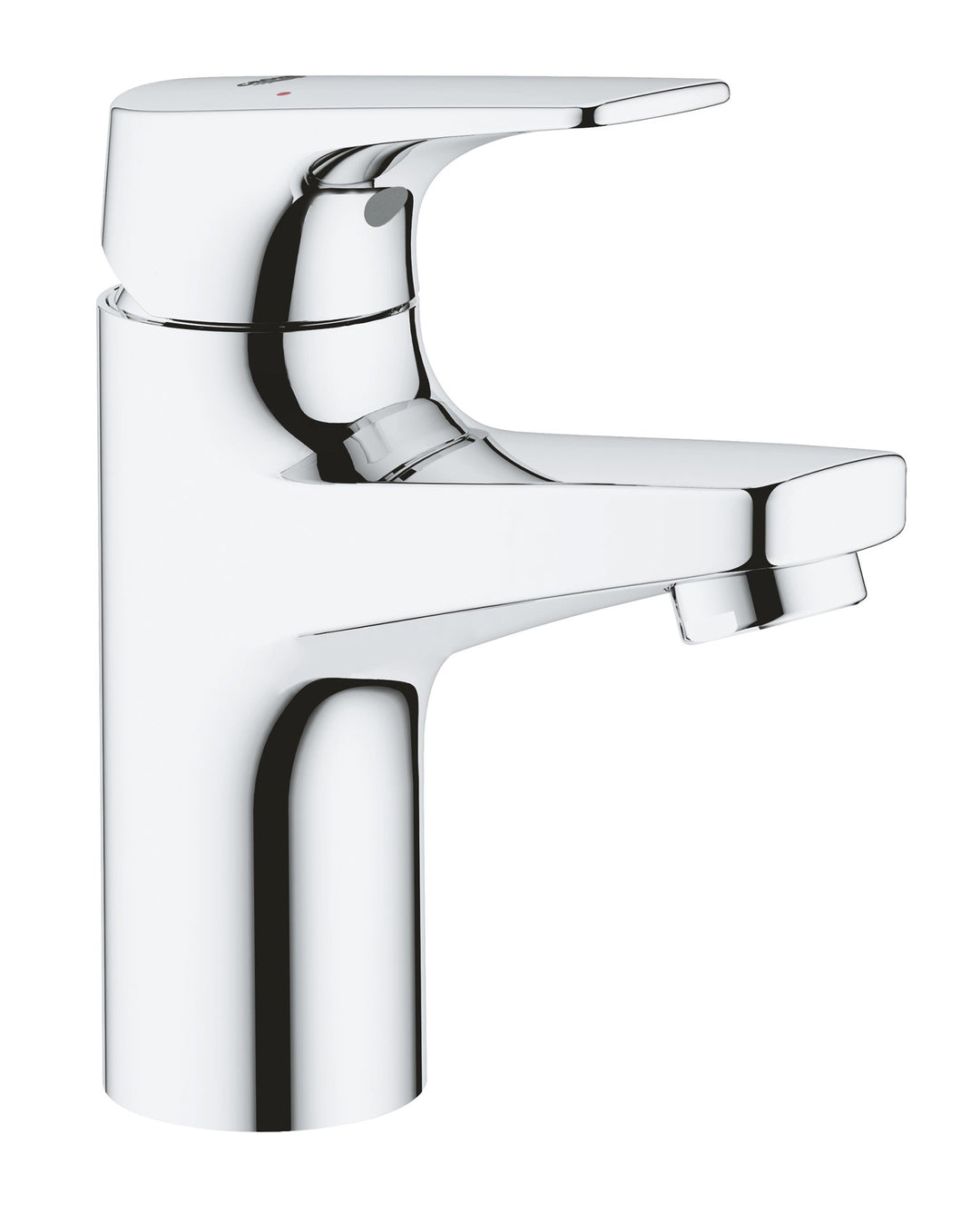 GROHE Bauflow - Waschtischarmatur (wassersparend, S-Size, Einlochmontage), chrom, 23752000 S-Size Gl