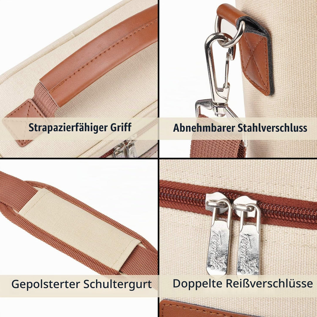 Kato Tirrinia Flaschentasche für 2 Flasche Kühltasche Isolierter Weintasche Tragbarer Weinkühltasche