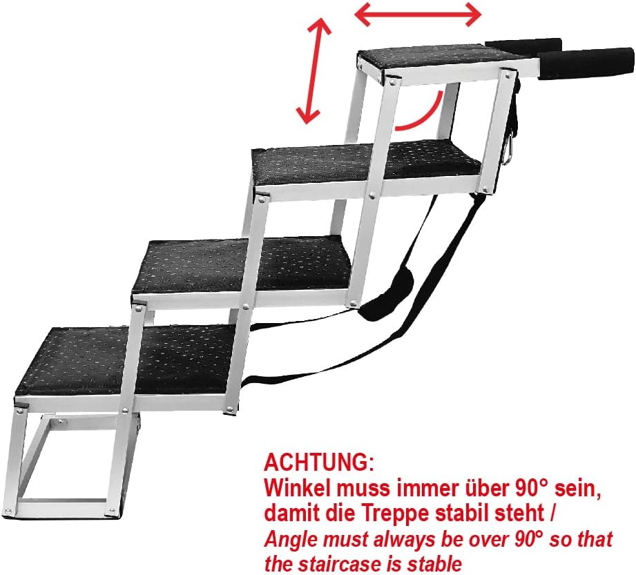 Nobby Alu Falt-Treppe 4 Stufen