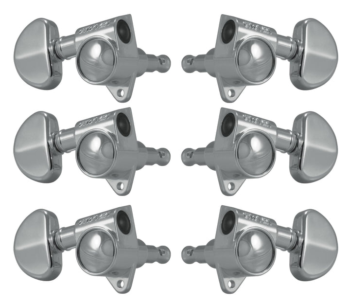 Grover 102 Series Rotomatic 3 per Side Machine Heads, Chrome