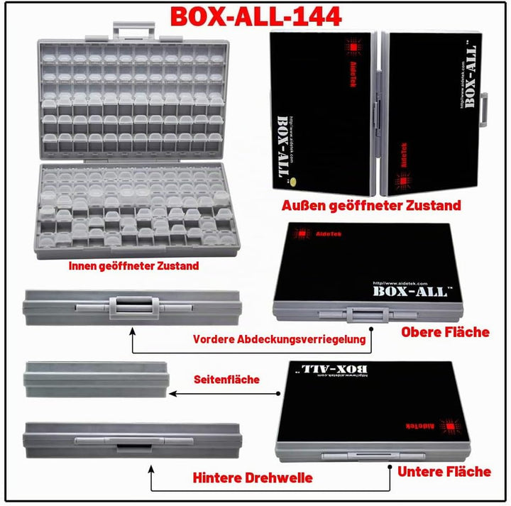 AideTek Box-all Enclosure for Surface Mount Components 1206 0805 0603 0402 BOXALL, BOXALL