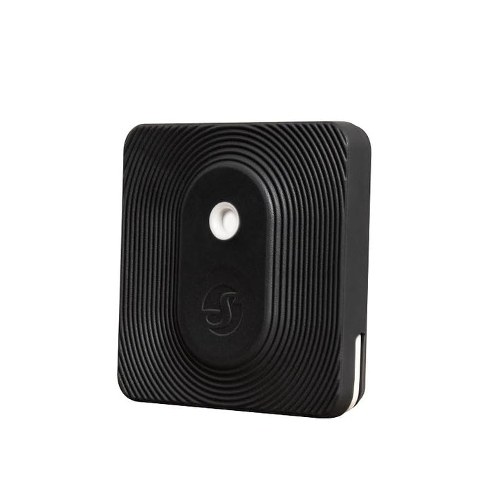 Shelly Blu H&amp;T Schwarz | Bluetooth-gesteuerter Temperatur- und Luftfeuchtigkeitssensor | Spritzwasse