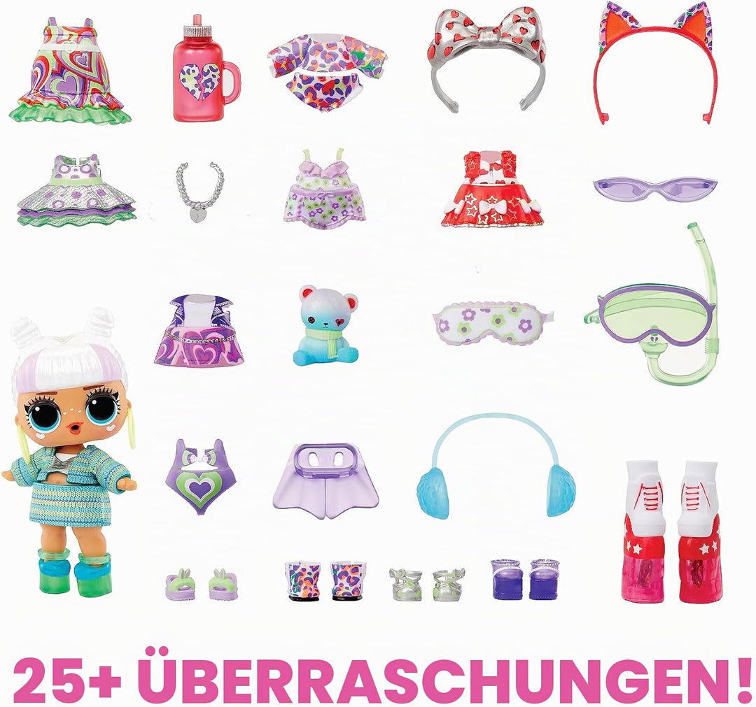 LOL Surprise Adventskalender mit Limitierter Sammlerpuppe und 24 Überraschungen - MAKEOVER BABE 2.0
