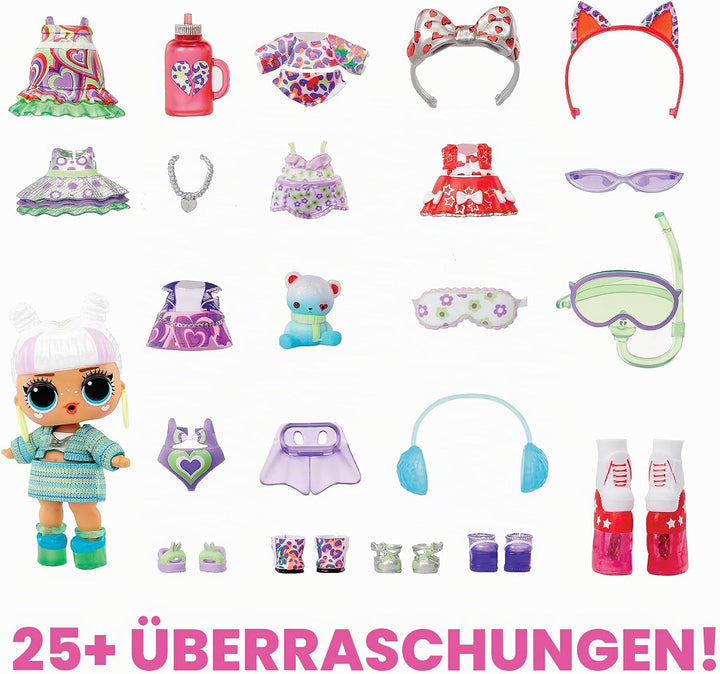 LOL Surprise Adventskalender mit Limitierter Sammlerpuppe und 24 Überraschungen - MAKEOVER BABE 2.0