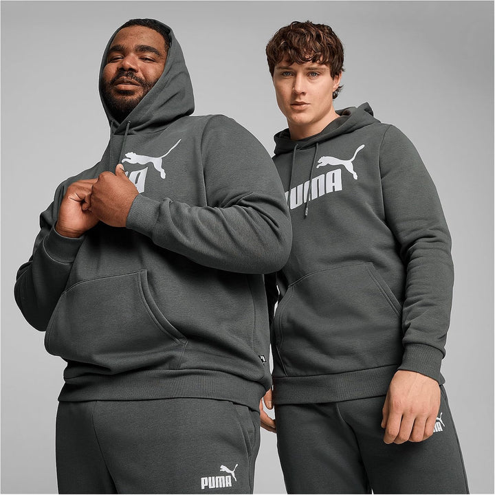 PUMA Herren ESS Big Logo Hoodie FL (S) Sweat M Mineralgrau, M Mineralgrau
