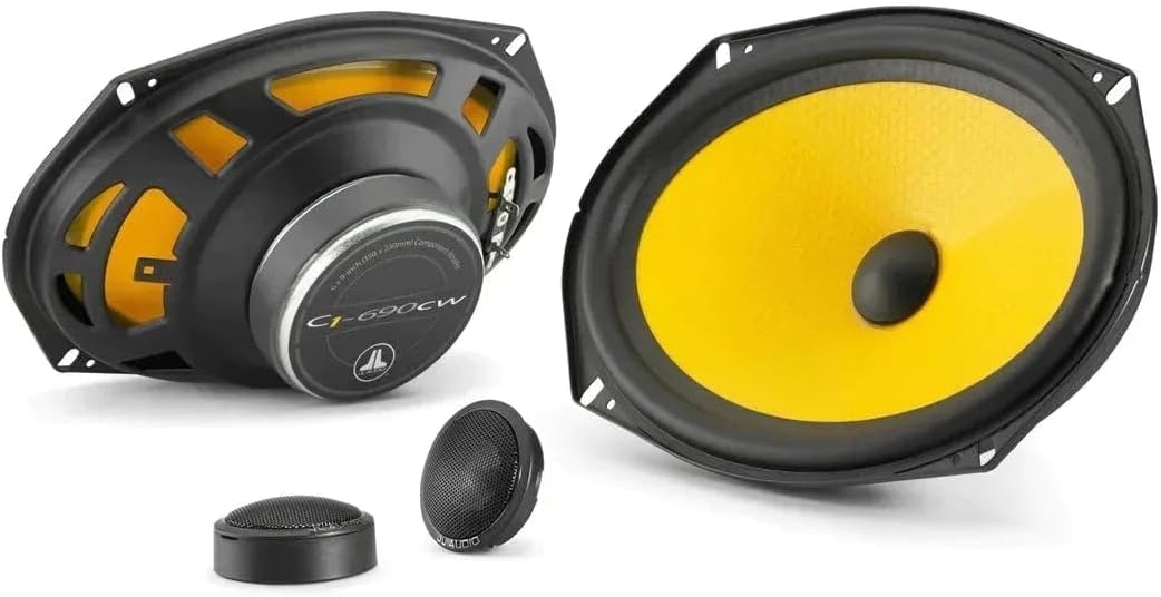 JL AUDIO C1-690 225W 2-Wege-Komponenten-Lautsprechersystem, 15,2 x 22,9 cm