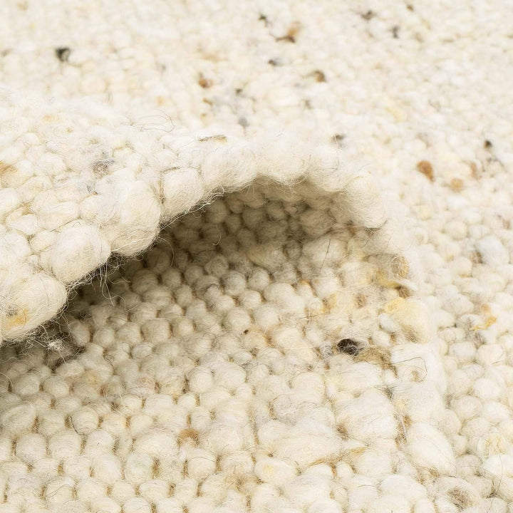 Taracarpet Handweb-Teppich Oslo Wolle im Skandinavischem Landhaus Design Wohnzimmer Esszimmer Schlaf