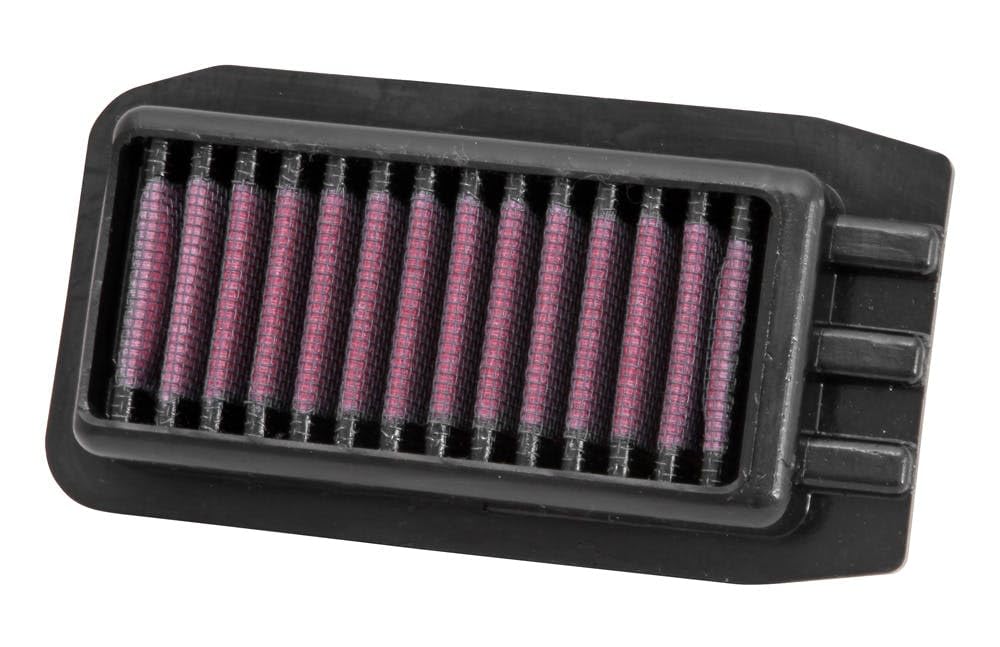 K&amp;N YA-2509 Motorrad Luftfilter, Rot