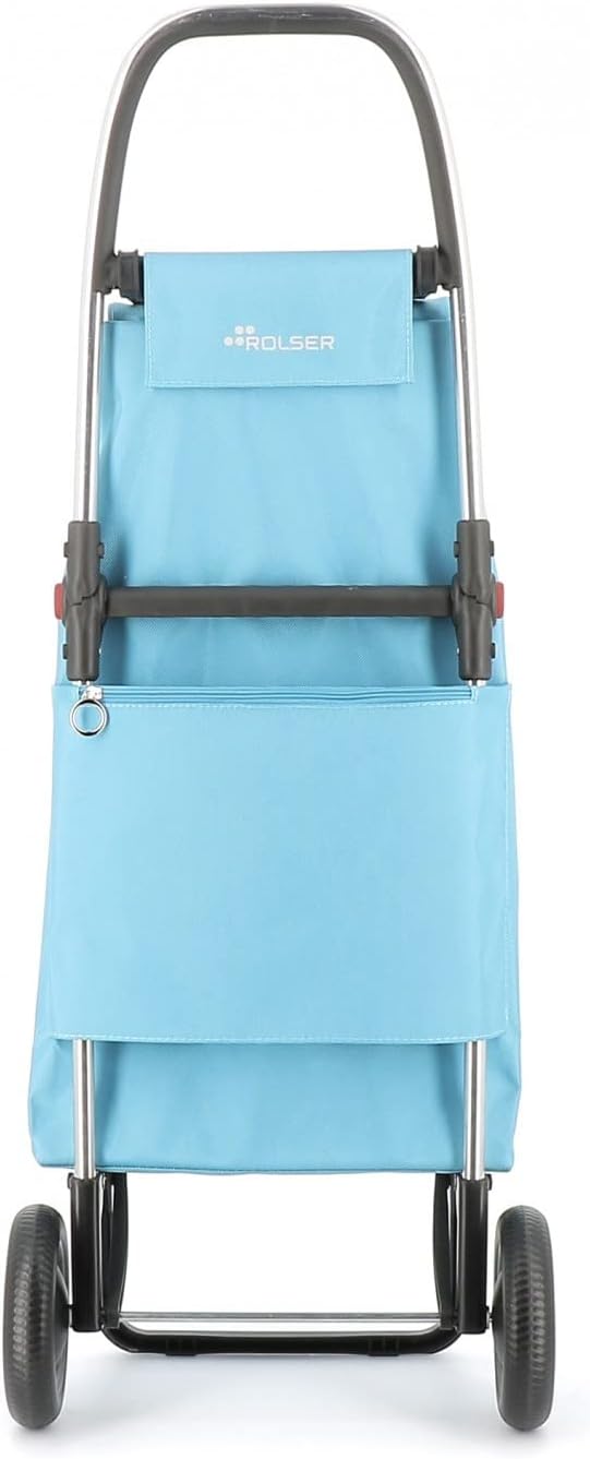 Klappbarer Einkaufstrolley Rolser I-Max MF 2 Räder - Celeste, Celeste