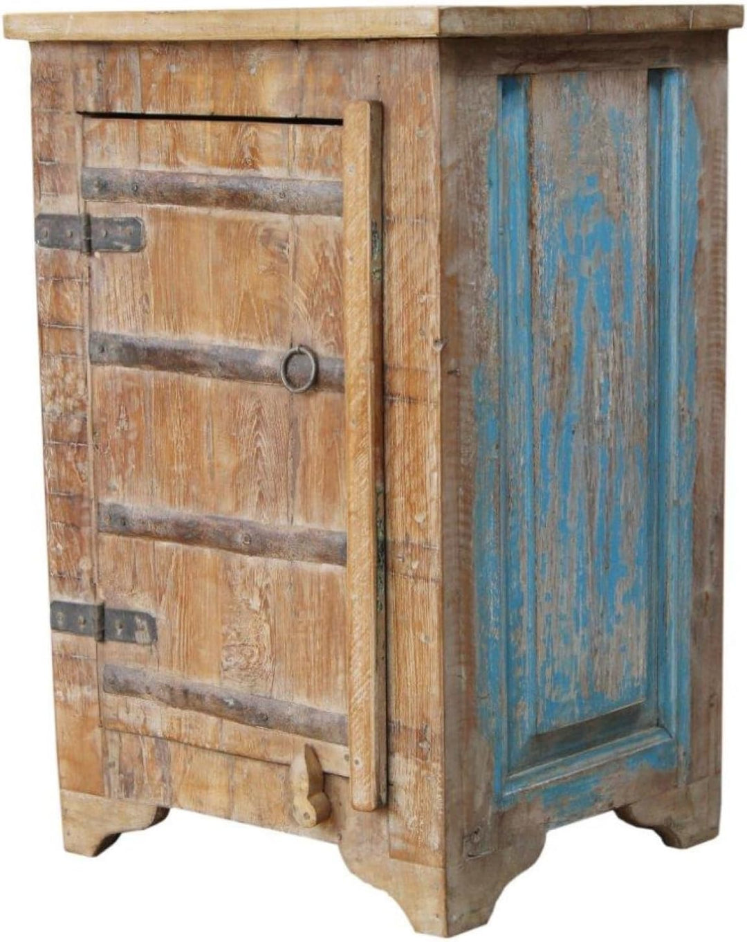 GURU SHOP Vintage Beistellschrank, Kommode, Nachttischschrank, Flurschrank - Modell 83, 63x41x36 cm