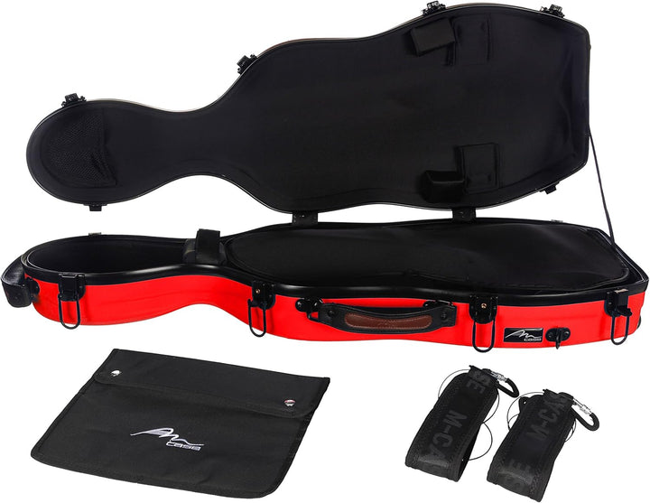 Bratschenkoffer Glasfaser Ultra Light 38-43 cm rot M-Case