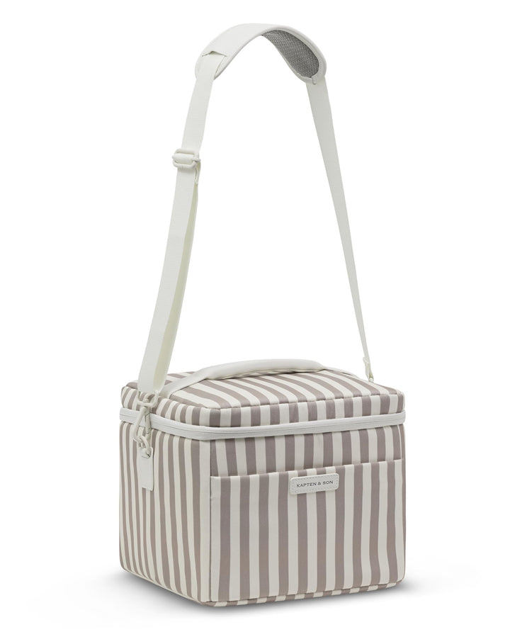 Kapten &amp; Son Oulu Cooler Bag Muted Rose Striped 11 L Kühltasche faltbar, Muted Rose Striped