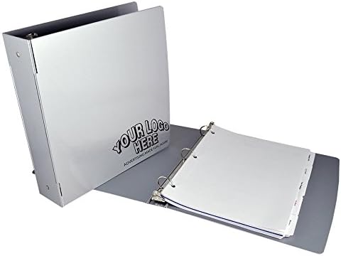Saunders Ringbuch aus recyceltem Aluminium, 5,1 cm Rücken, Briefgrösse, 21,6 x 30,5 cm, 1 Ordner (00