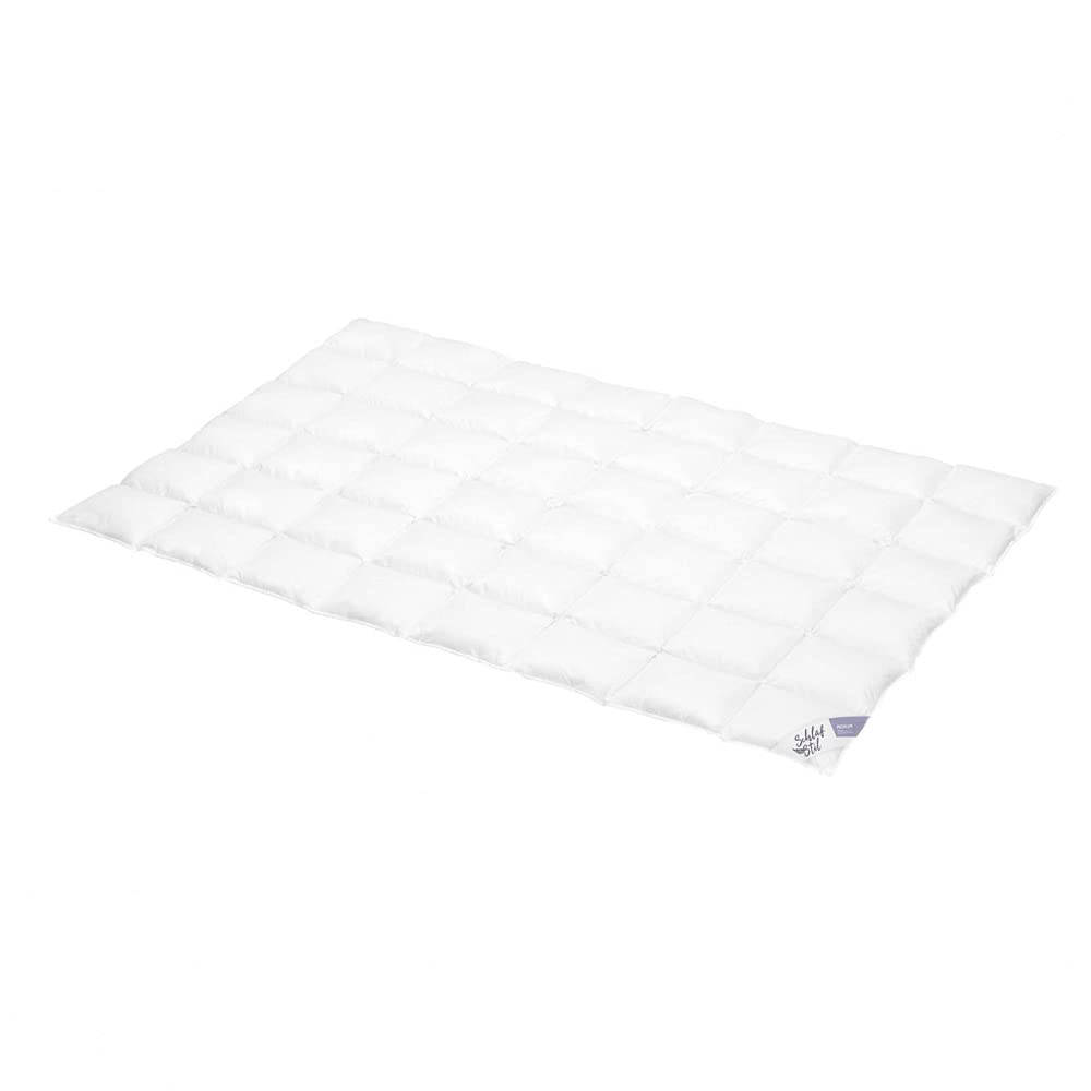 SCHLAFSTIL Daunenbettdecke D400, Medium, 90% Daunen / 10% Federn Grösse 240x220 240x220 cm, 240x220