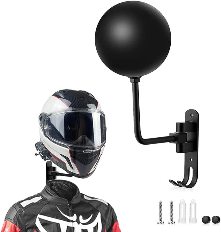 motofans helmhalter Wand Wandmontage, Motorradhelm, Huthalterung, aus Aluminiumlegierung (1 Stück) S