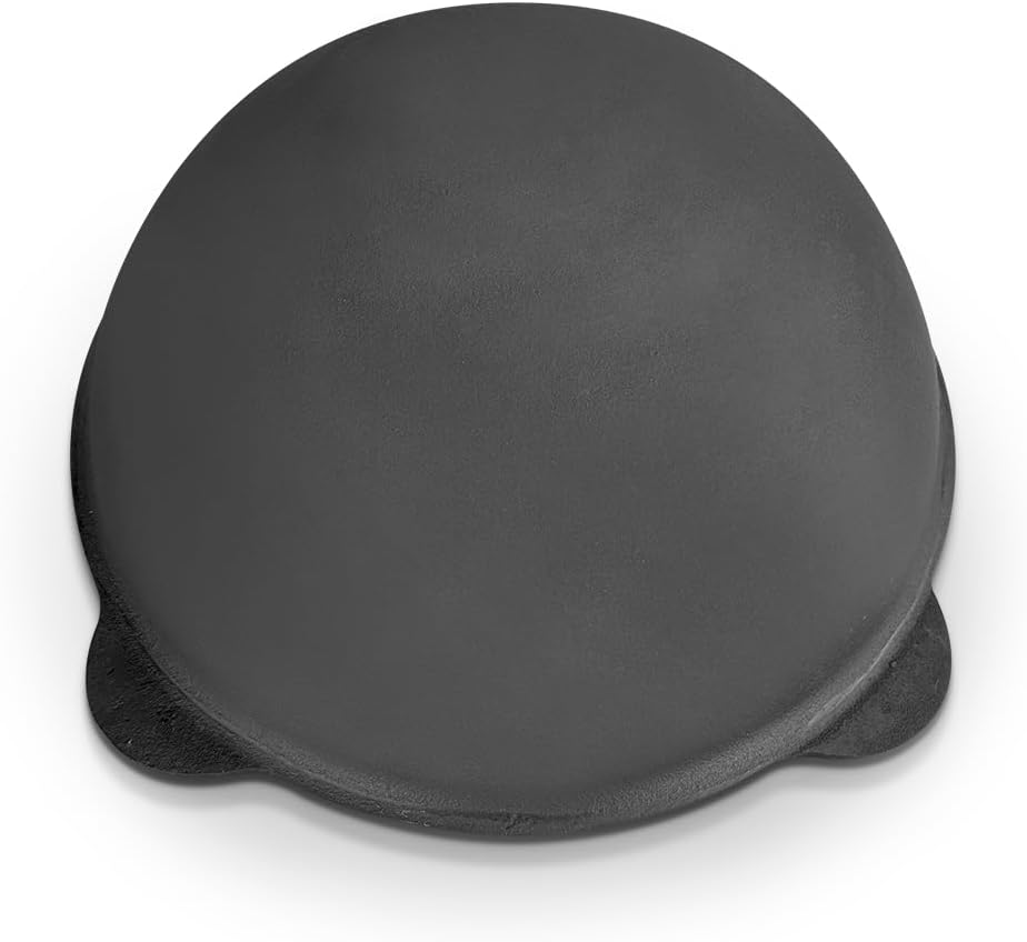 Gusseisen Kazan 6L Aluminiumdeckel Schaumlöffel für Plov, 40 cm, Schöpflöffel für Plov, 40 cm Uzbeki