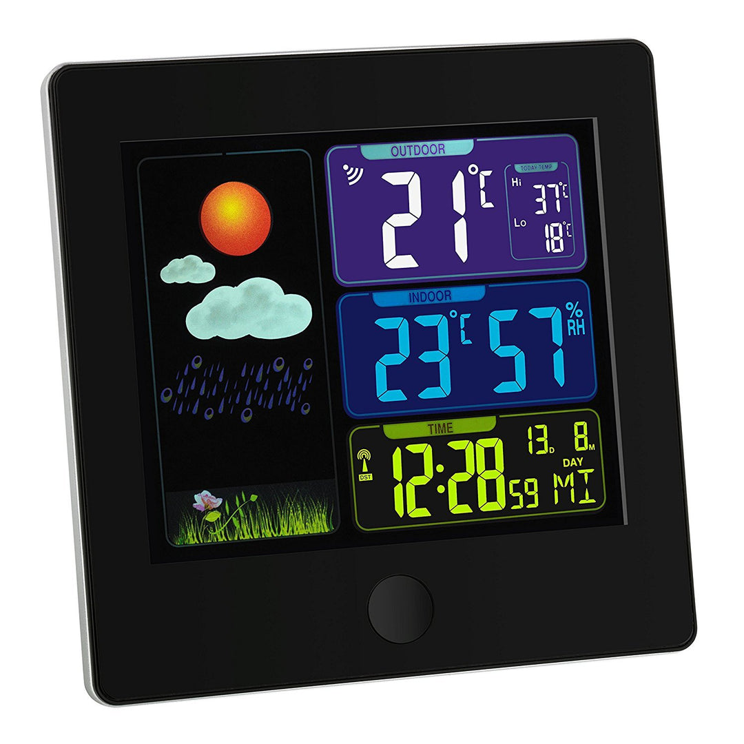 TFA Dostmann 35.1133 Sun Funkwetterstation (Schwarz mit Batterien)