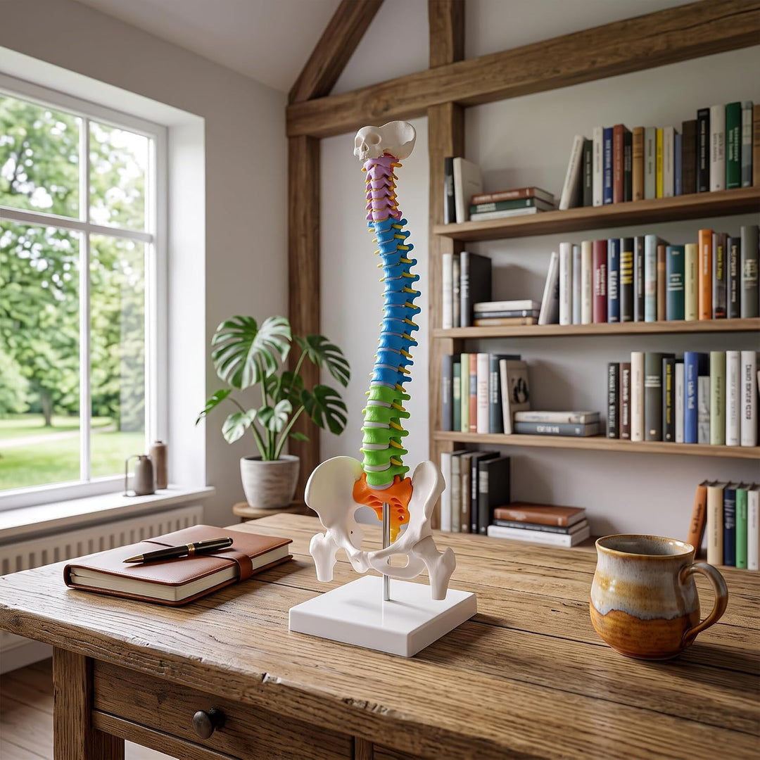 Wirbelsäulenmodell Anatomie, 17,7 Zoll, Becken inklusive