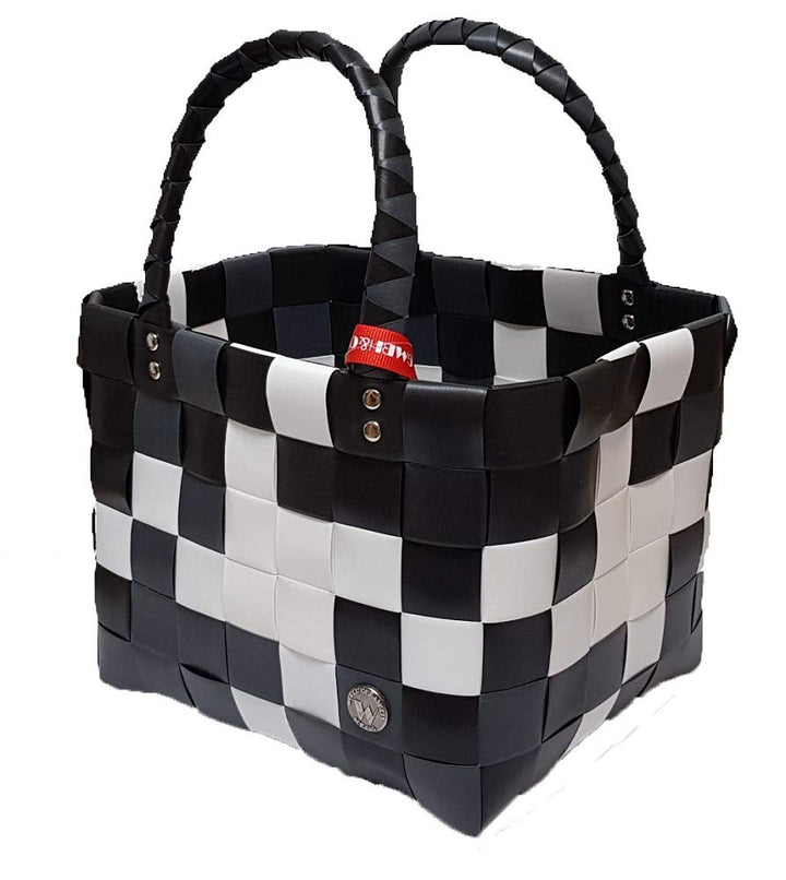 cekier Unisex Ice-Bag Shopper 5008-04 original Mini, Schwarz Weiss, 29 x 22 x 22 cm