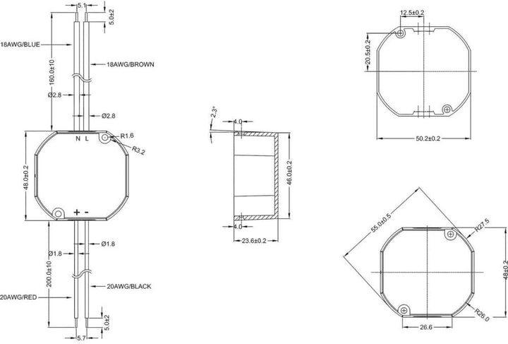 TracoPower TIW 06-105 Schaltnetzteil 5 V/DC 1 A 5 W