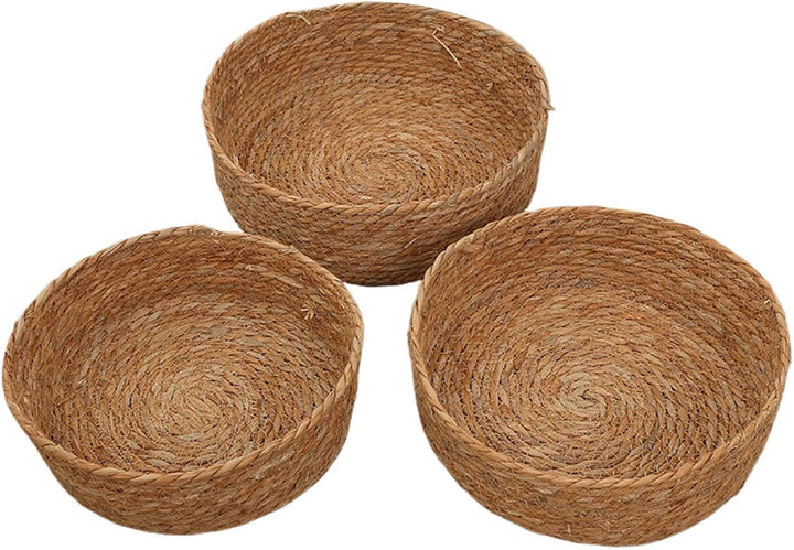 Rattan Storage Sneakers, Woven Organizer Boxen, Lightweight Basketball-Set, Natural Storage Bins Eas