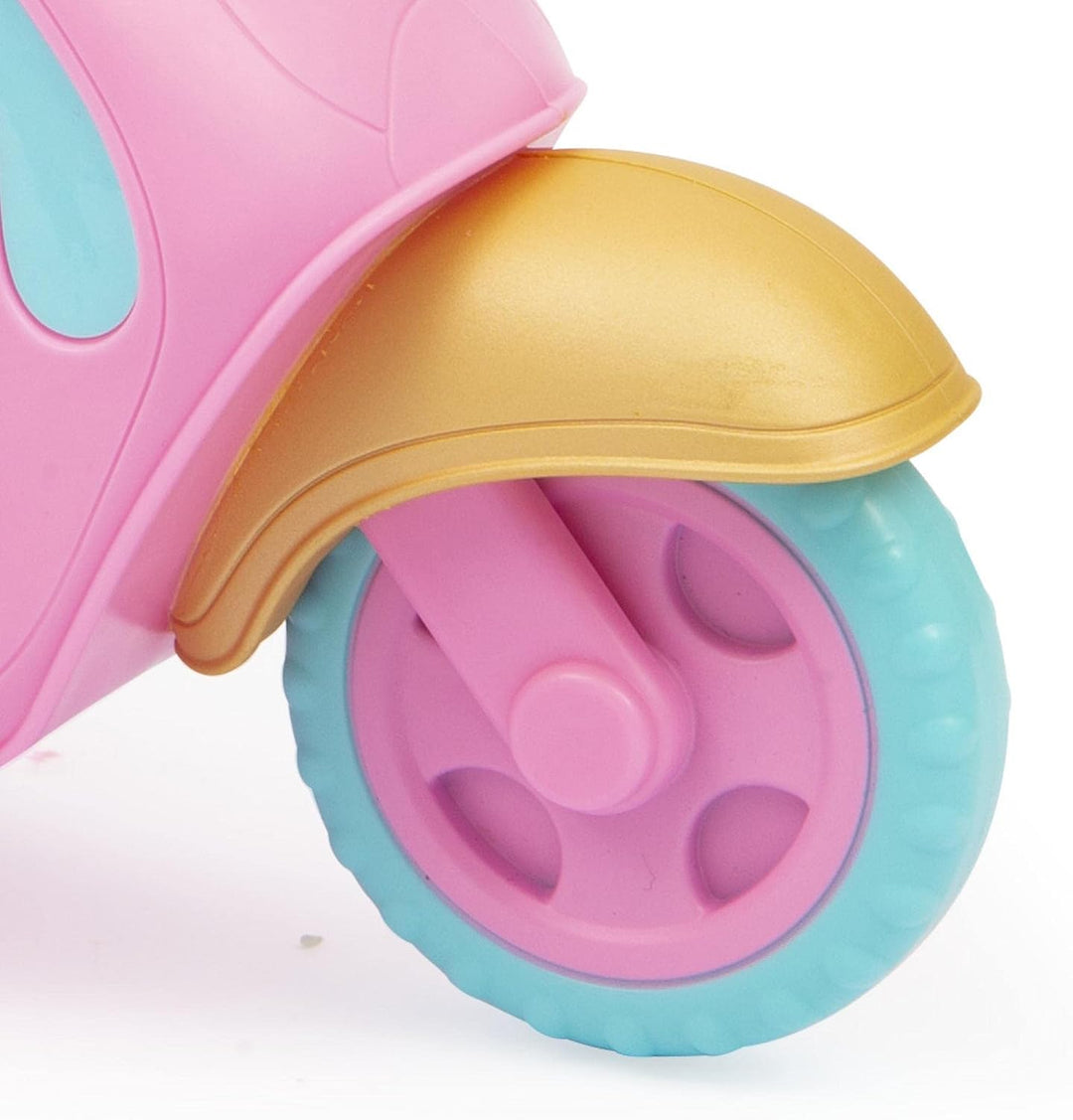 UNIQUE EYES, Puppe 25 cm – Sophia, mit ihrem Blick nach den Augen, mit Roller, Spielzeug für Kinder