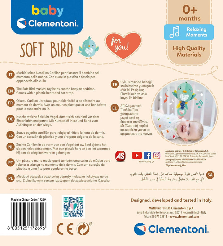 Clementoni Baby 17269 - First Months - Spieluhr Vogel