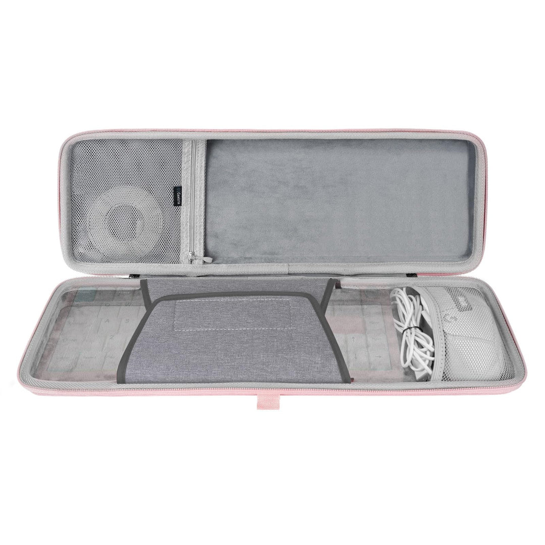 GEEKRIA 65%-Tastatur- &amp; Maus-Kombihülle, Hartschalen-Reisetasche für mechanische Gaming-Tastatur mit