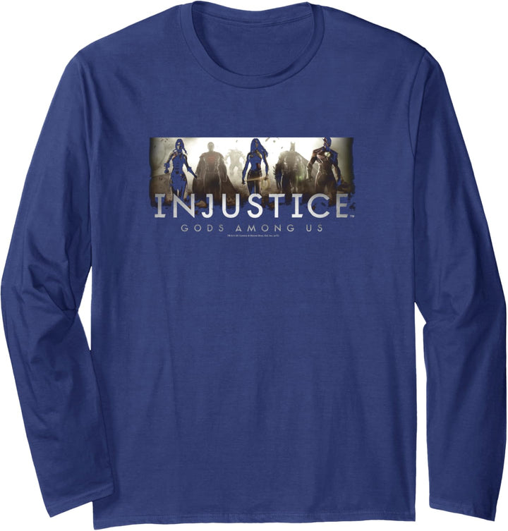 Injustice: Gods Among Us Logo Langarmshirt