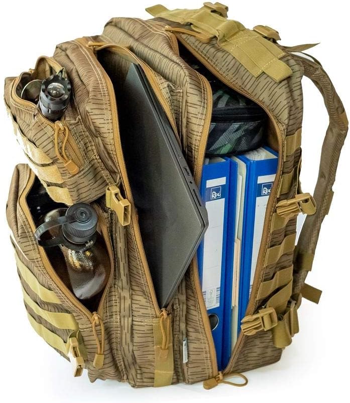 US Army Assault Pack II Rucksack Einsatzrucksack Back 50 ltr. Liter in NVA Strichtarn