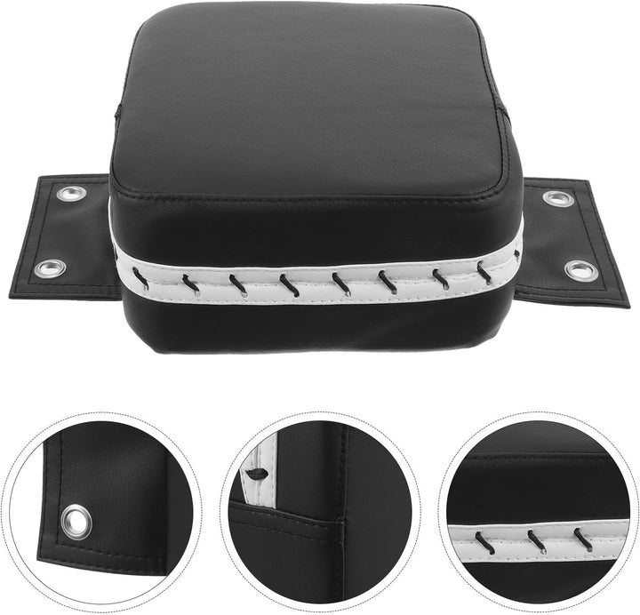 Wandmontiertes Boxpolster aus Pu, Schwarz, für Kickboxen