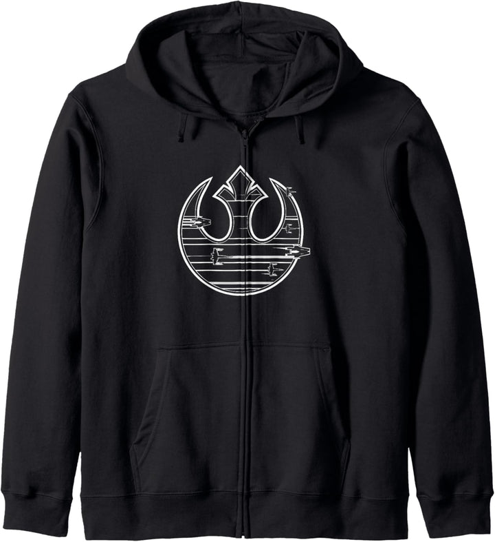 Star Wars Last Jedi Rebel Resistance Ship Logo Kapuzenjacke
