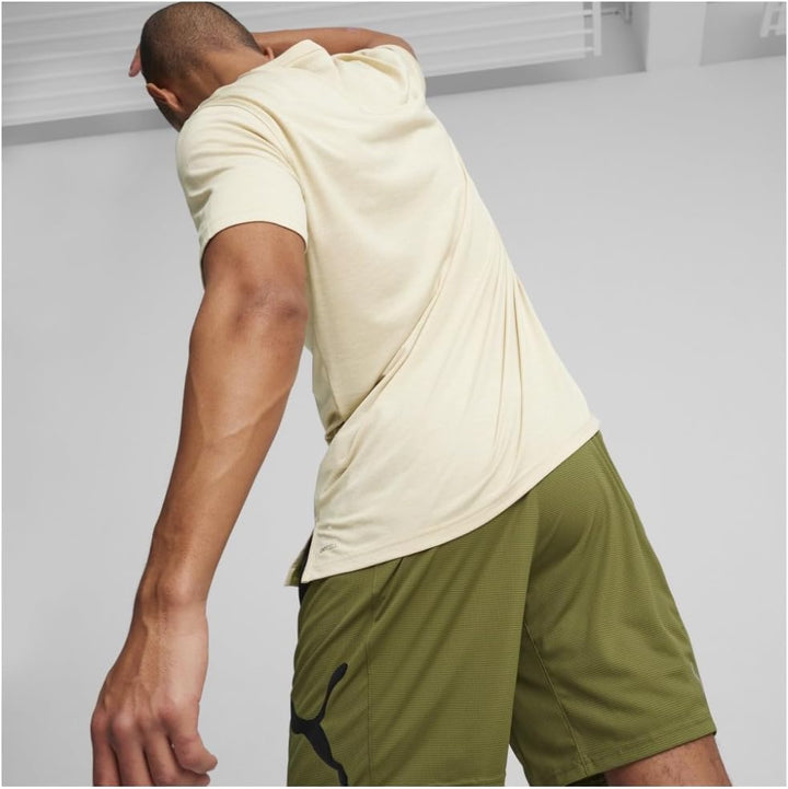 PUMA Herren Train Fav Heather Cat Tee T-Shirt S Putty Heather, S Putty Heather