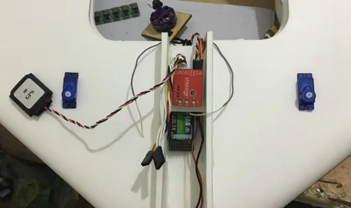 Flugsteuerung, stabilisierendes Gyroskop mit GPS-Kompassmodus für Mini-FPV-Festflügel-RC-Flugzeug (F