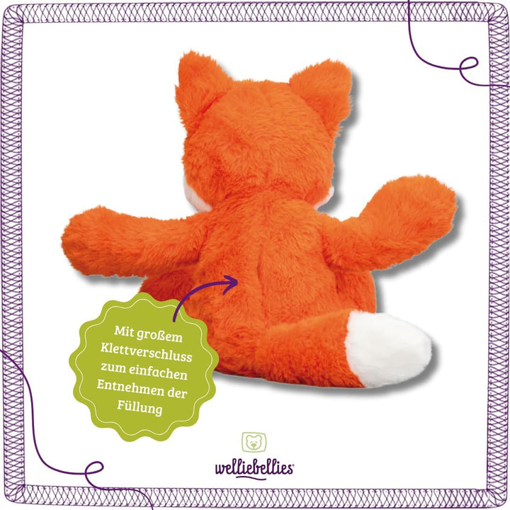 Wärmekuscheltier Fuchs gross 25cm für Mikrowelle Backofen