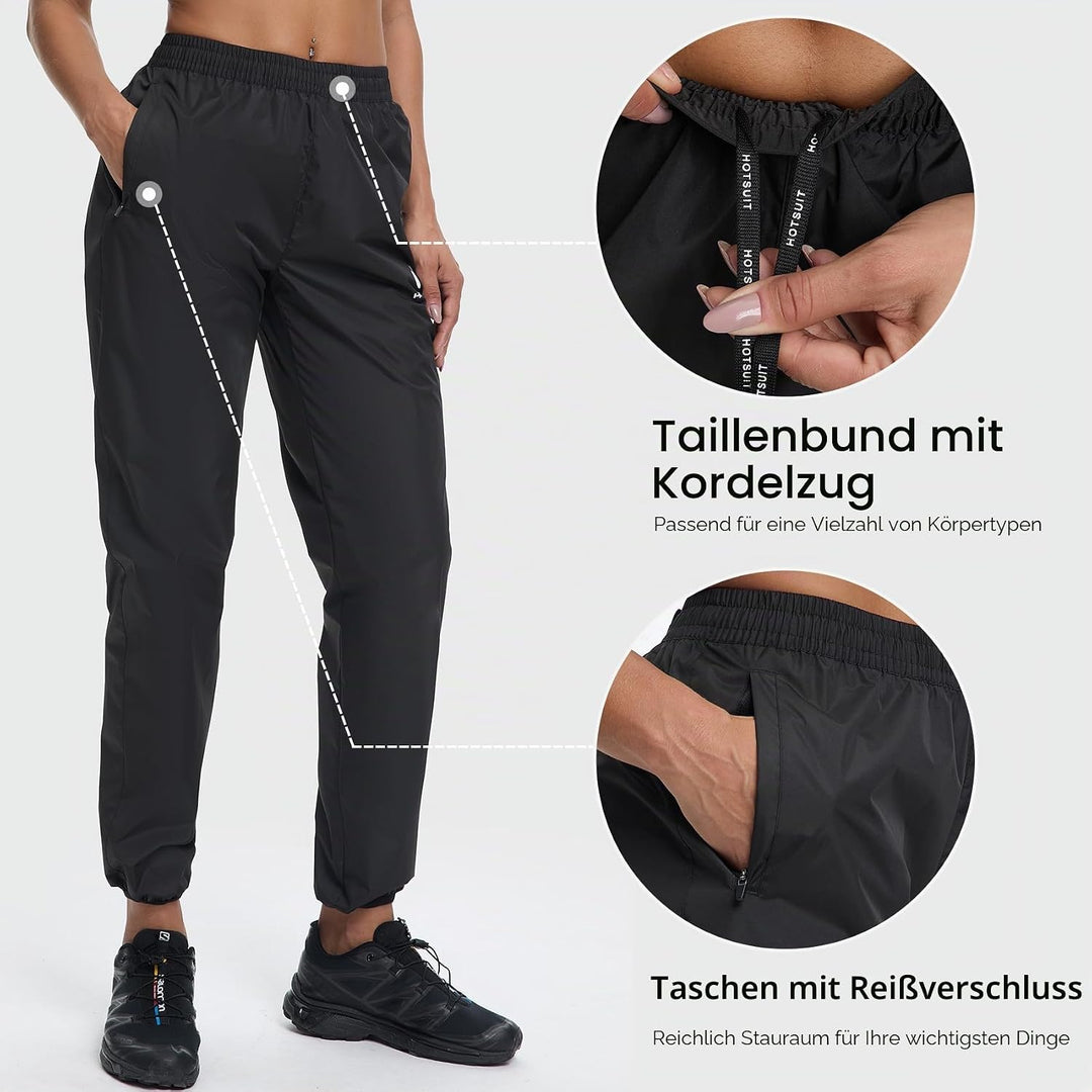 HOTSUIT Schwitzjacke/Schwitzanzug Damen Sauna Trainingsanzug Sportanzug Schwitzanzug Fitness Trainin