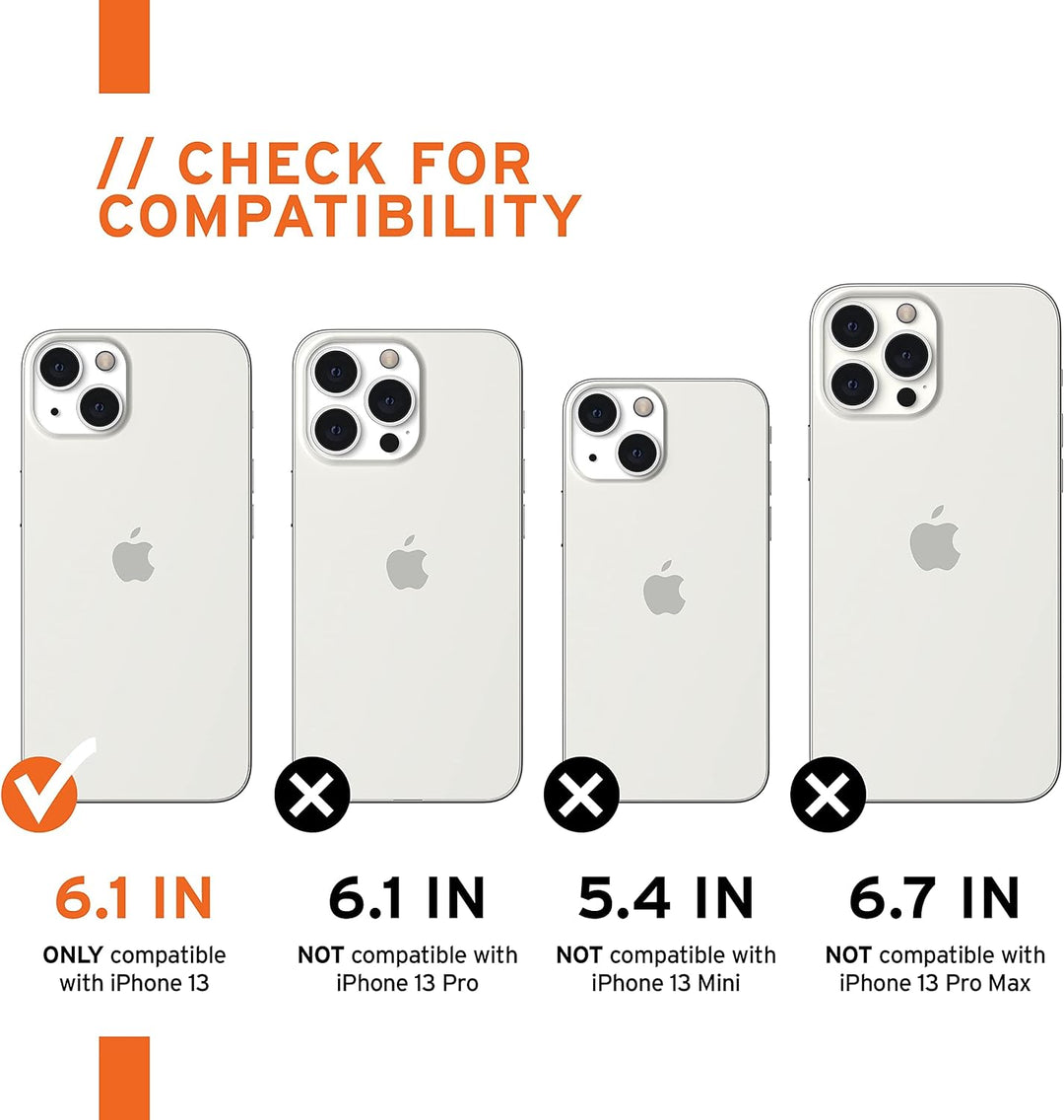 Urban Armor Gear Metropolis LT Hülle kompatibel mit Apple iPhone 13 [Fallschutz nach Militärstandard