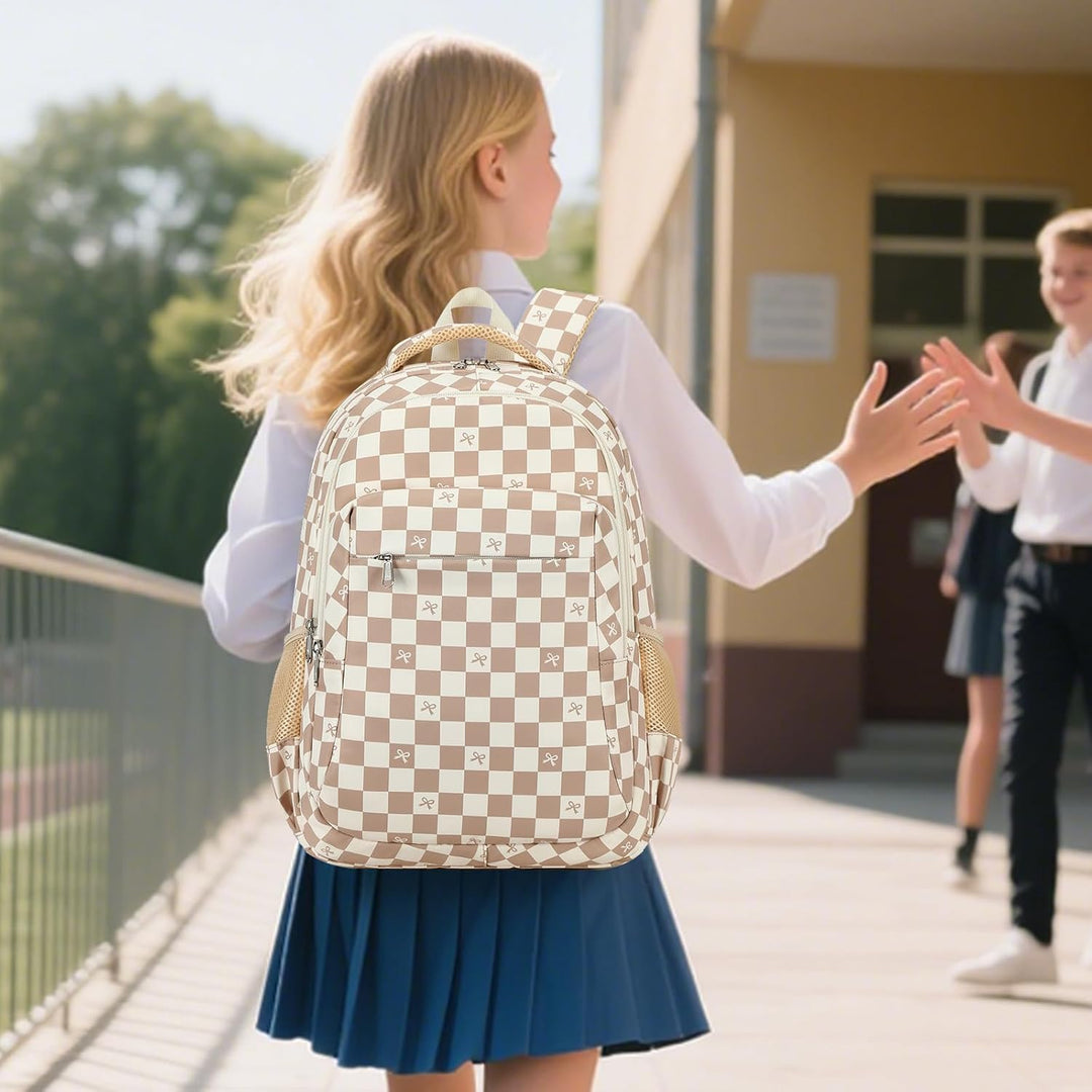 LEDAOU Schulrucksack Teenager Mädchen Schultaschen Rucksack Kinder Rucksäcke Wasserdicht kinderrucks