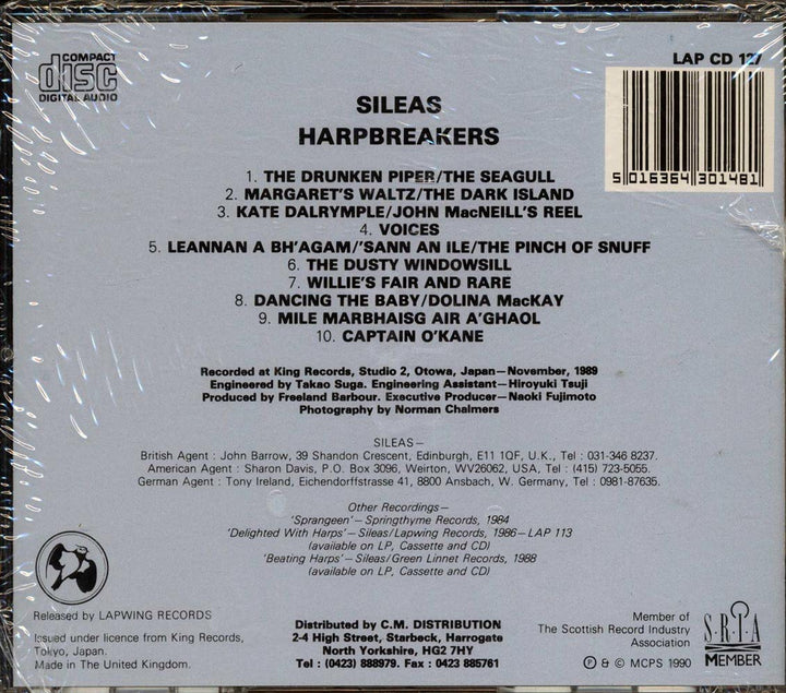 Harpbreakers, Audio-CD